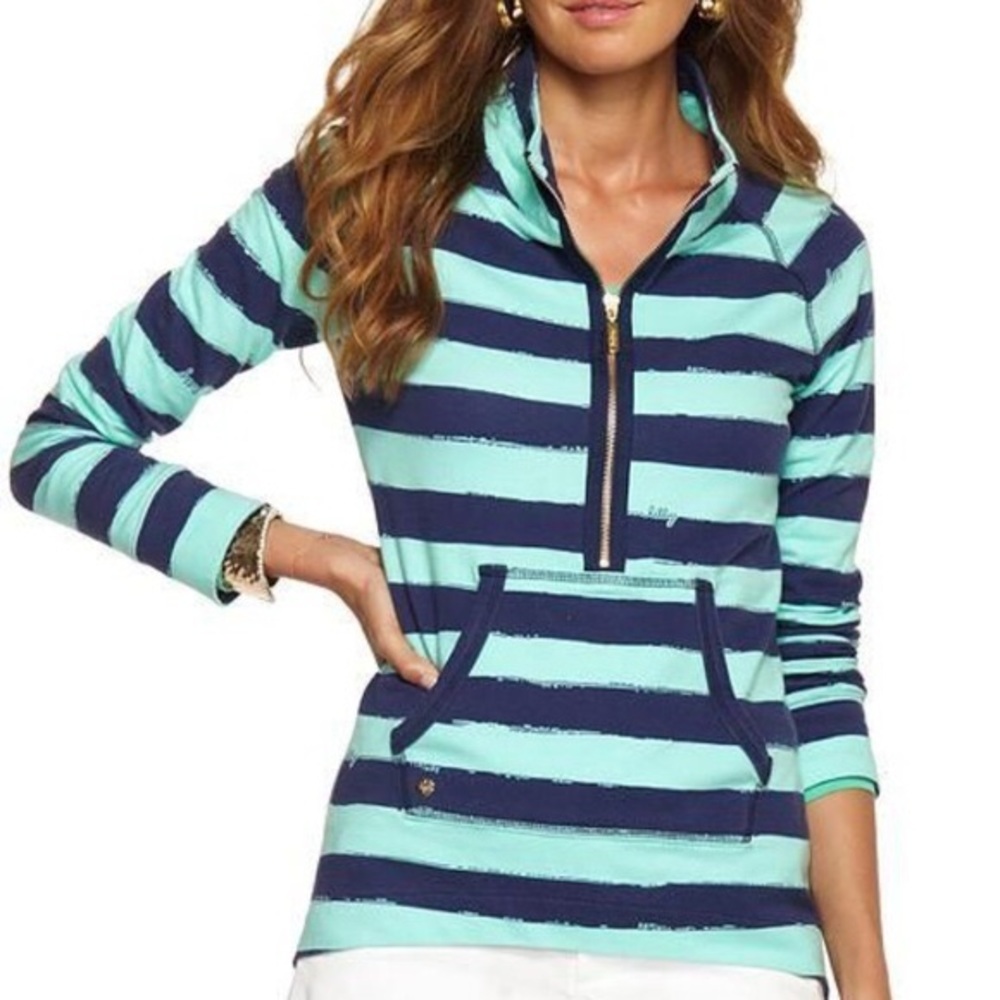 LILLY PULITZER STRIPED SKIPPER POPOVER
